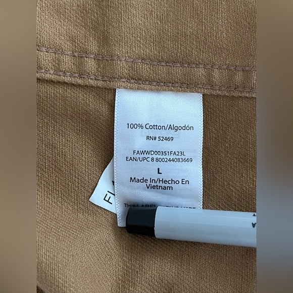 Free Assembly Womens Long Sleeve Belted Utility Mini Dress Tan Size Large - Picture 10 of 13